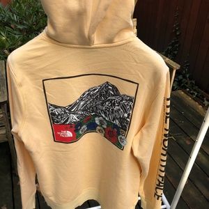The North Face Yellow Hoodie